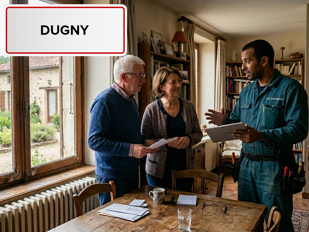 Installation de pompe à chaleur à Dugny (93440) en Seine-Saint-Denis